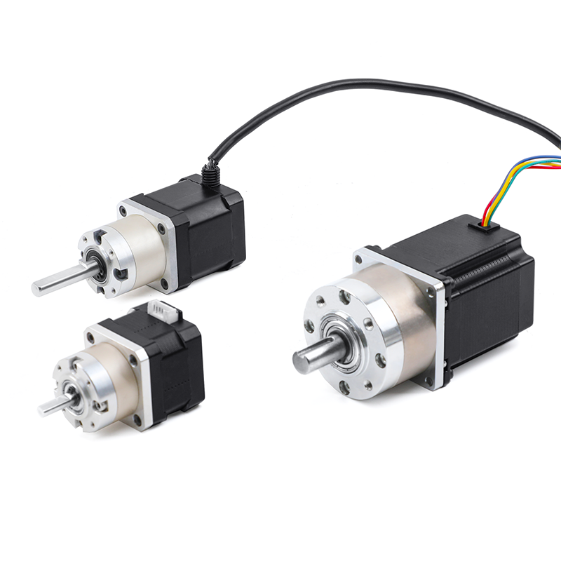 Hybrid Stepper Motor with Reduction Gearbox